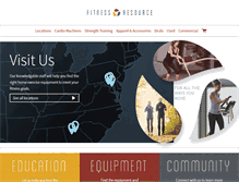 Tablet Screenshot of fitnessresource.com